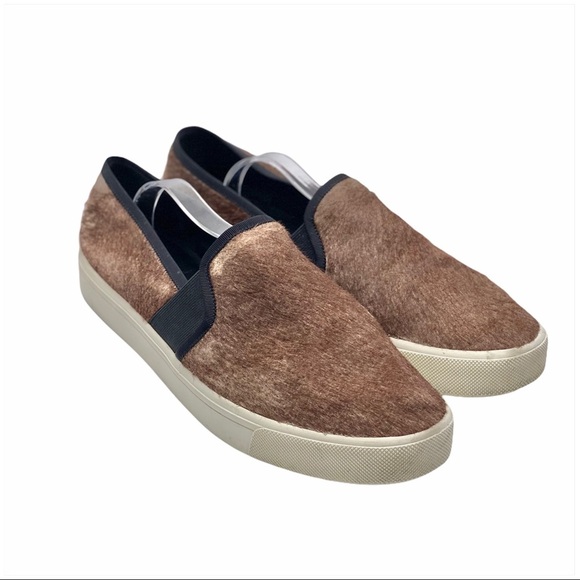 VINCE GUC Berlin Brown Calf Half Slip On Sneakers - Picture 1 of 14